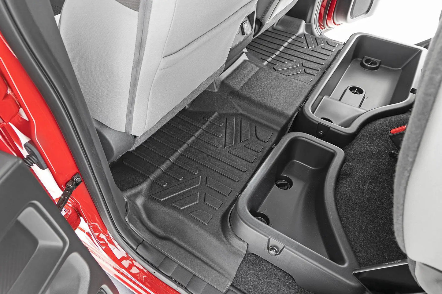 Rough Country Floor Mats | FR & RR | Crew Cab | Nissan Frontier 2WD/4WD (2022-2026) by Rough Country