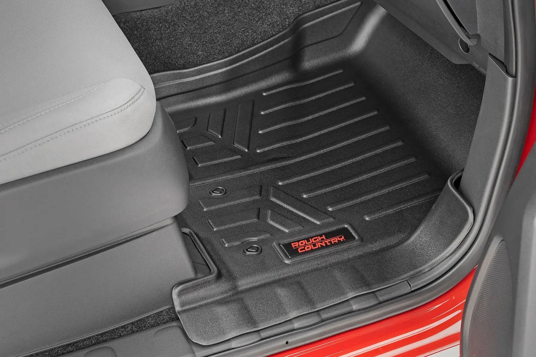 Rough Country Floor Mats | FR & RR | Crew Cab | Nissan Frontier 2WD/4WD (2022-2026) by Rough Country