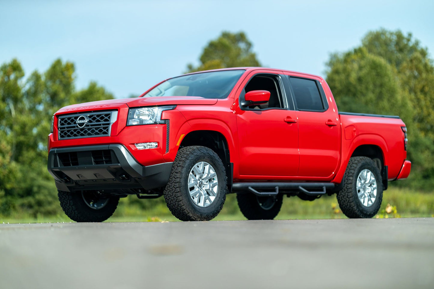 Kit de nivelación de 2.5 pulgadas | Espaciadores rojos | Nissan Frontier (05-26)/Xterra (05-15)