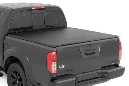 Rough Country Soft Roll Up Bed Cover | 5' Bed | Nissan Frontier 2WD/4WD (2005-2021) by Rough Country