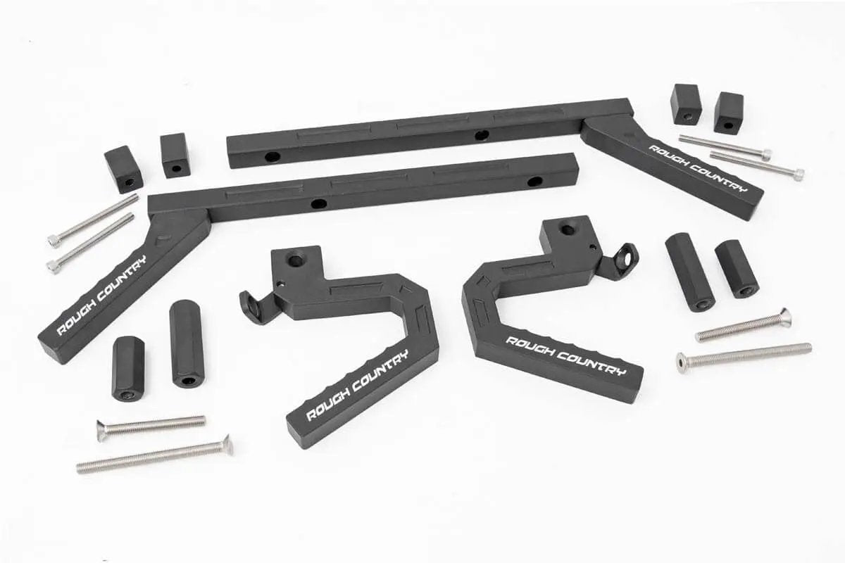 Rough Country Grab Handles | Alum | FR & RR | Jeep Wrangler JK/Wrangler Unlimited (07-18) by Rough Country