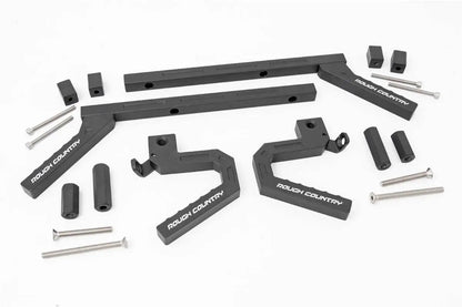 Rough Country Grab Handles | Alum | FR & RR | Jeep Wrangler JK/Wrangler Unlimited (07-18) by Rough Country