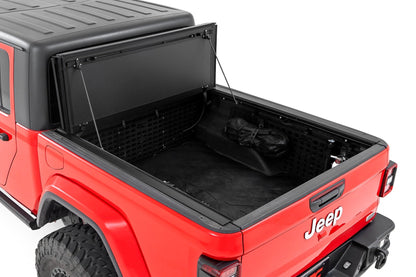 Rough Country Hard Tri-Fold Flip Up Bed Cover | 5' Bed | Jeep Gladiator JT 4WD (2020-2025)
