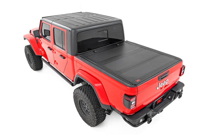 Rough Country Hard Tri-Fold Flip Up Bed Cover | 5' Bed | Jeep Gladiator JT 4WD (2020-2025)