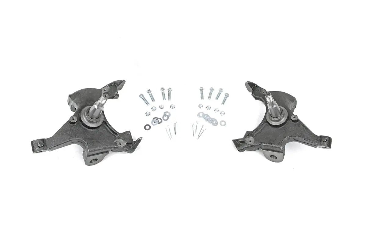 Rough Country 2 Inch Lowering Spindles | Chevy C1500/K1500 Truck Extended Ca 2WD (88-99) by Rough Country