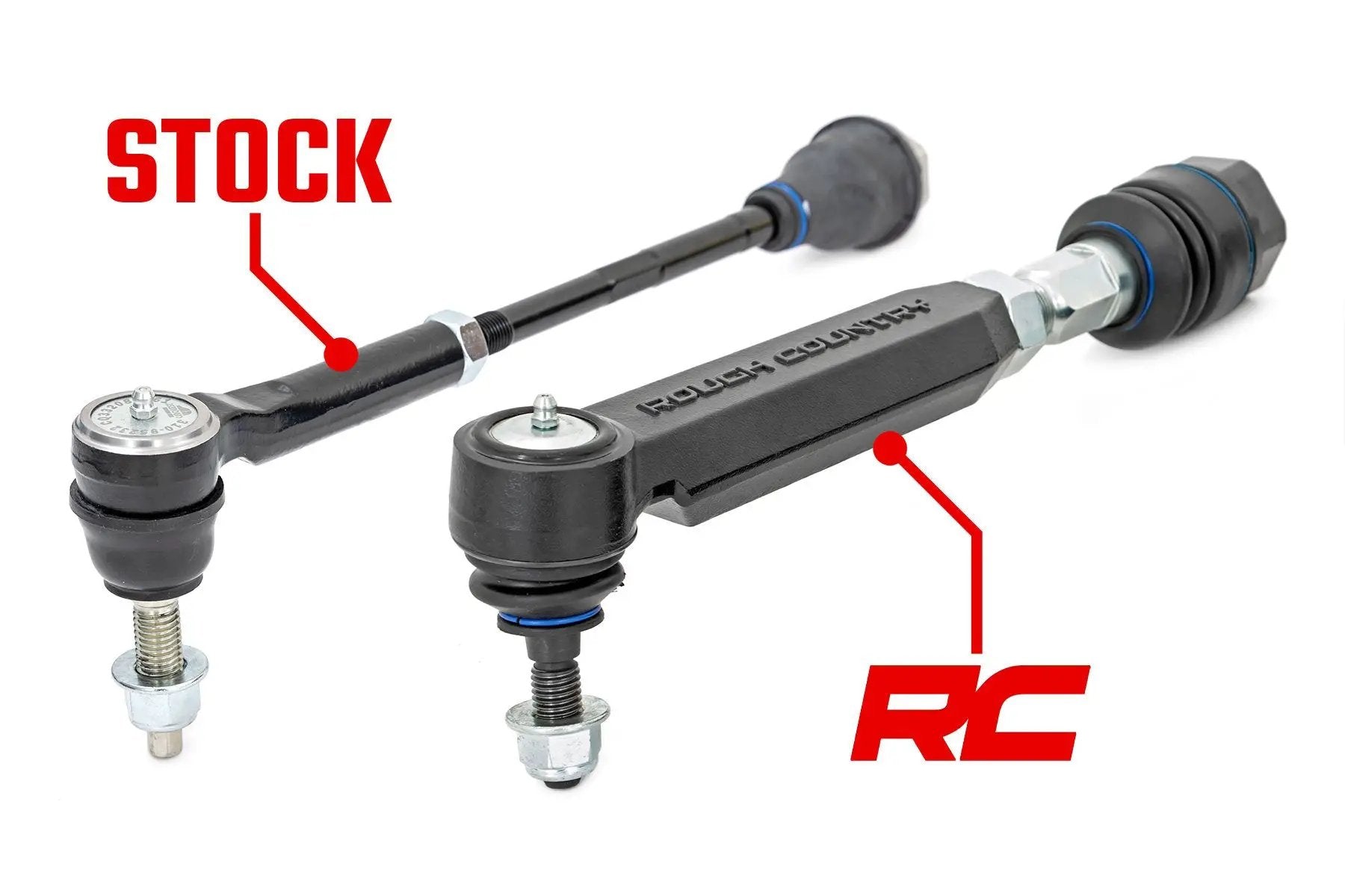Rough Country HD Forged Tie Rod End | Chevy/GMC 2500HD/3500HD 4WD (01-10) by Rough Country