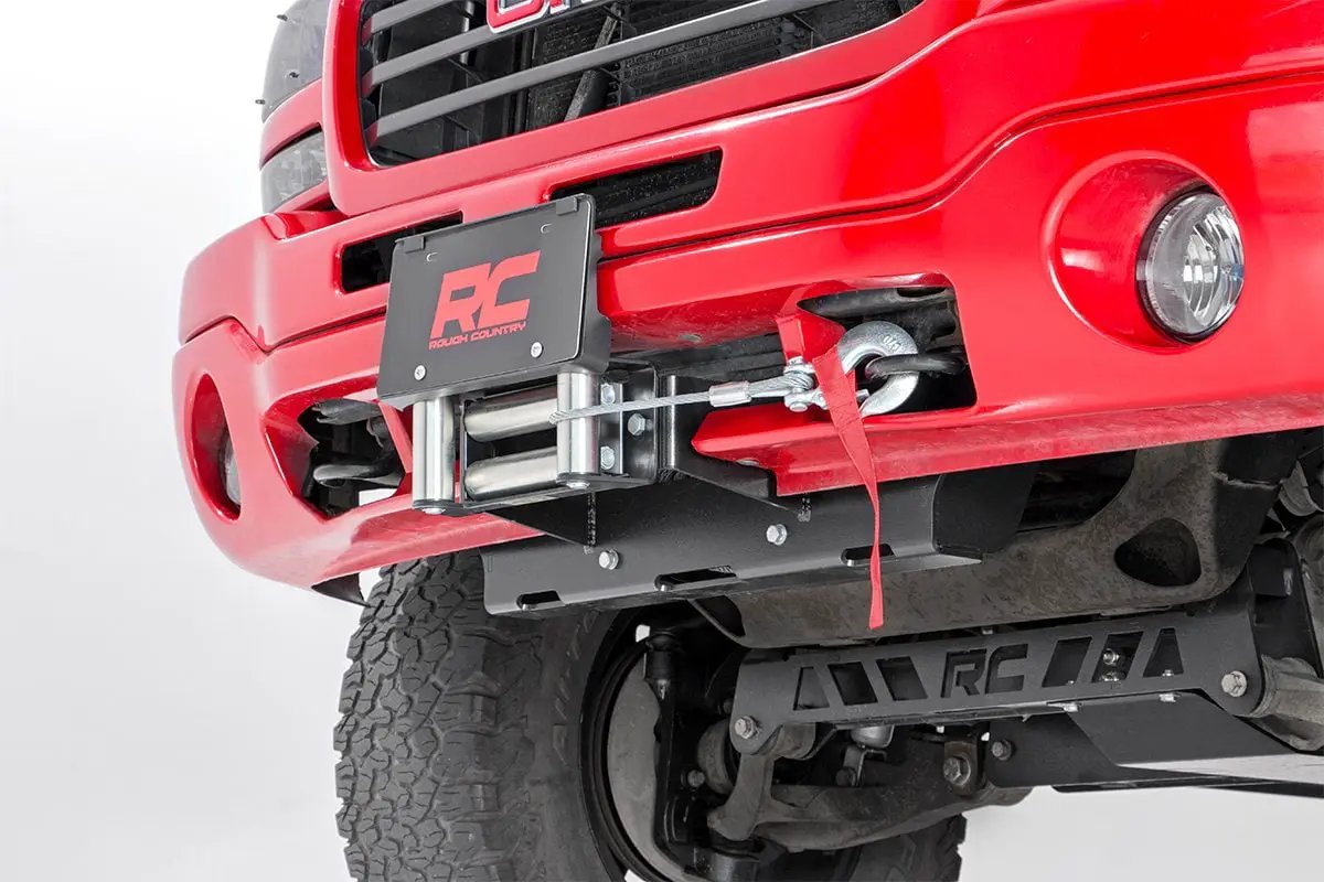 Rough Country Hidden Winch Mounting Plate | Chevy/GMC 1500 (99-06 & Classic) by Rough Country