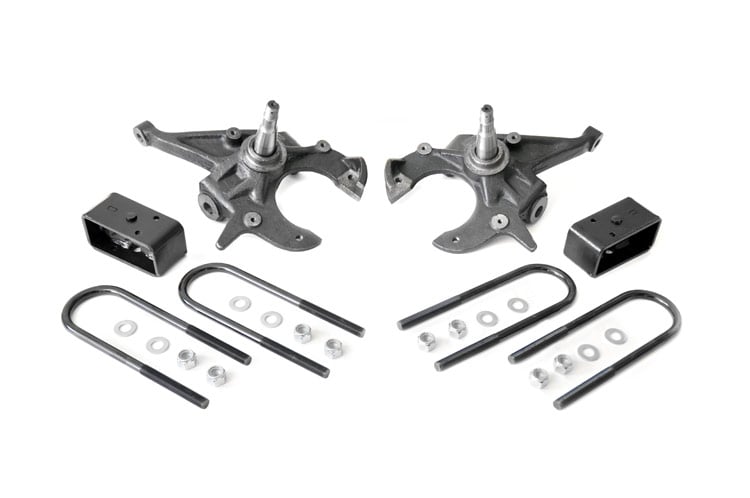 Rough Country Lowering Kit | 2 Inch FR | 3 Inch RR | Chevy/GMC Blazer/S10 Blazer/Sonoma 2WD
