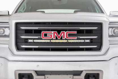 Rough Country LED Light Kit | Behind Grille Mount | 30" Chrome Single Row | Chevy/GMC 1500 (14-18 & Classic) by Rough Country
