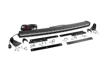 Rough Country LED Light Kit | Behind Grille Mount | 30" Chrome Single Row | Chevy/GMC 1500 (14-18 & Classic) by Rough Country