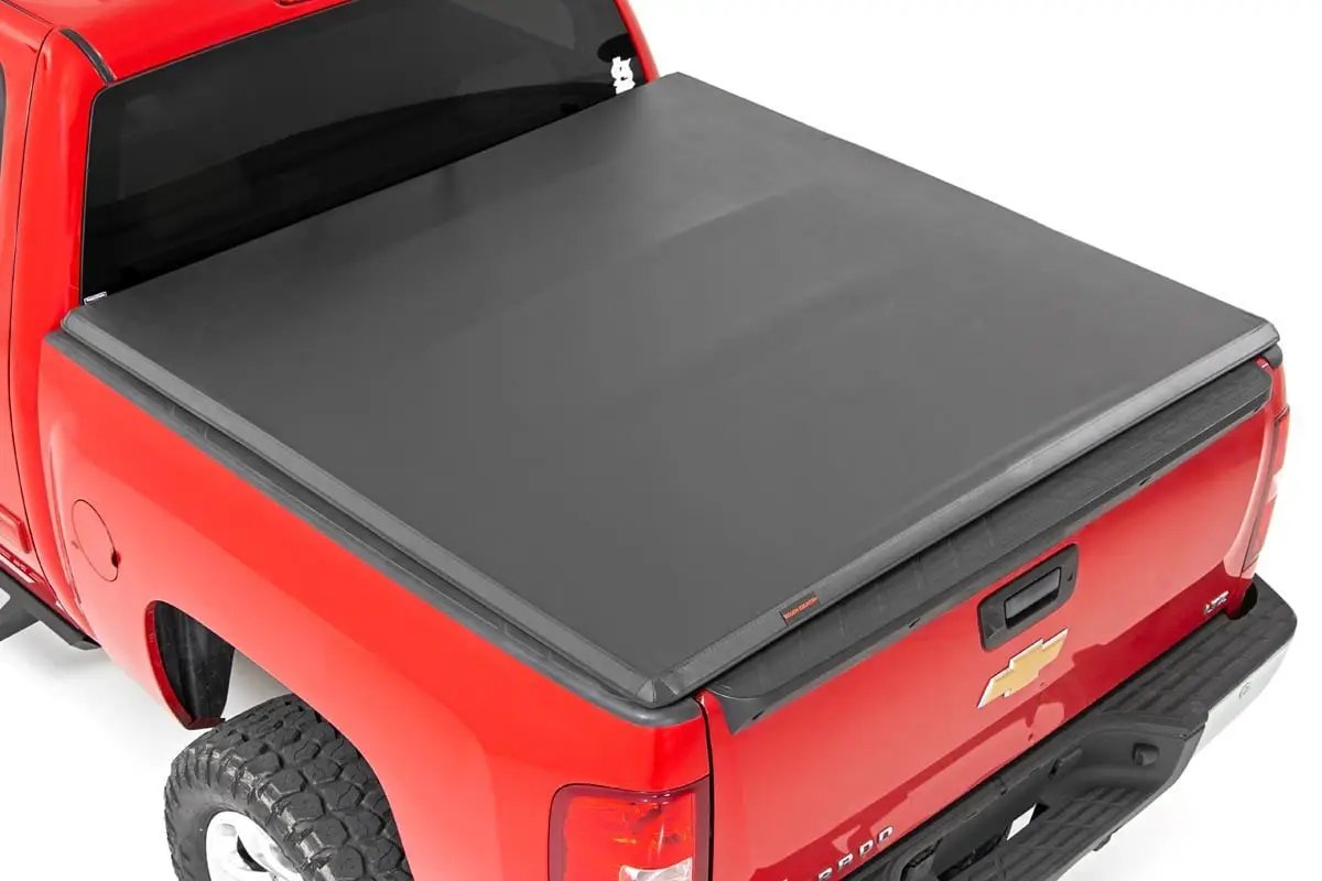 Rough Country Soft Tri-Fold Bed Cover | 5'9" Bed | Chevy/GMC 1500 (07-13) by Rough Country