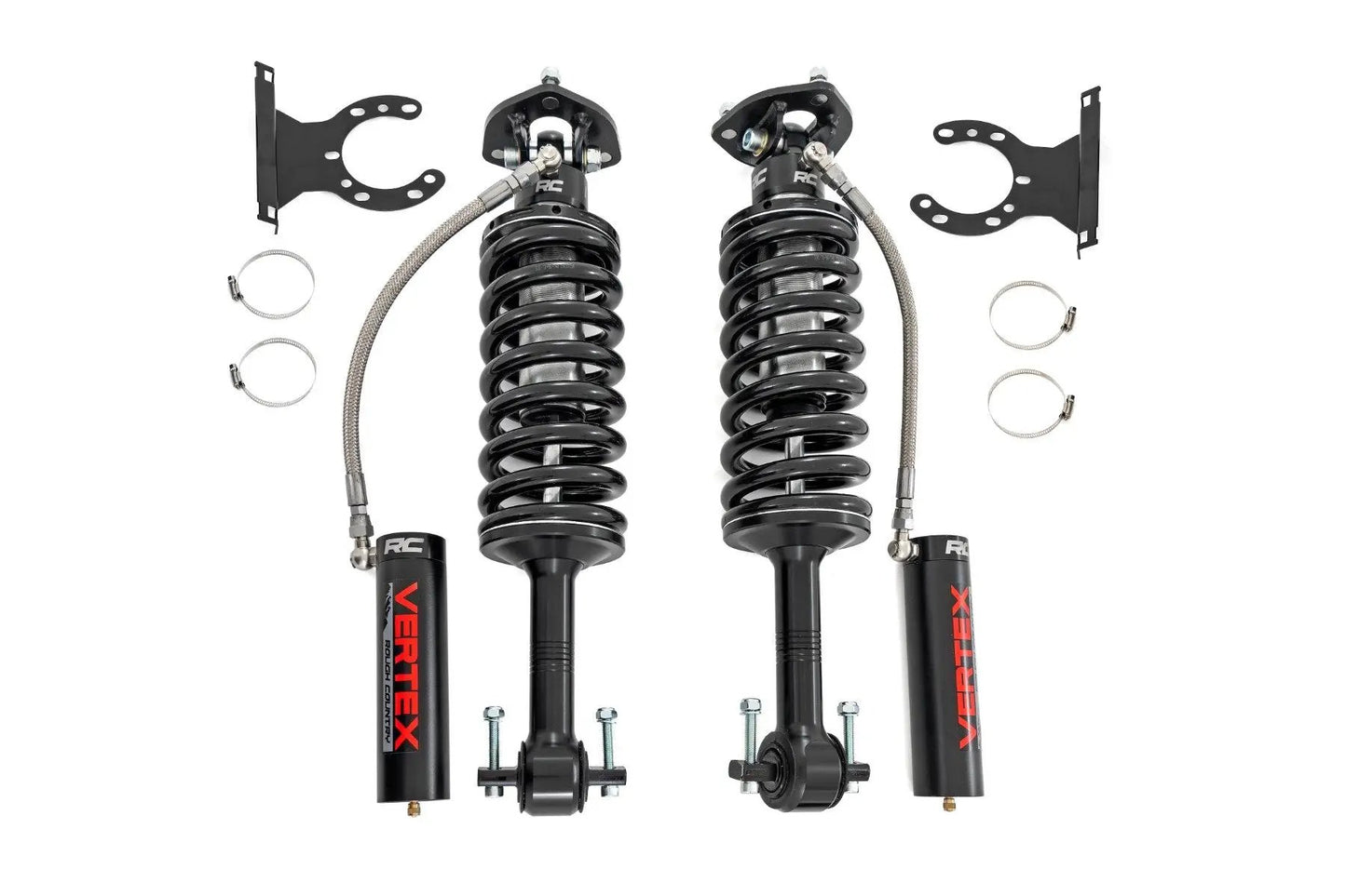 Rough Country Vertex 2.5 Reservoir Coilovers | Front | 3.5" | Chevy/GMC 1500 (07-18 & Classic) by Rough Country