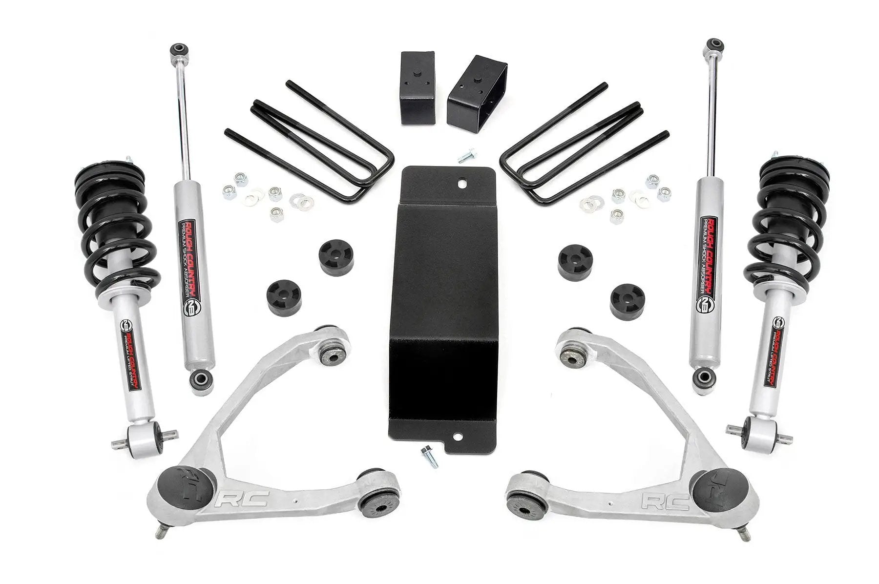 Rough Country 3.5 Inch Lift Kit | Forged UCA | N3 Strut | Chevy/GMC 1500 (14-16) by Rough Country