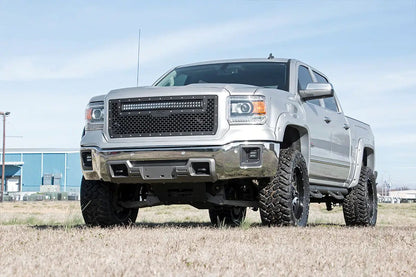 Rough Country Mesh Grille | 30" Dual Row LED | Black | GMC Sierra 1500 2WD/4WD (2014-2015) by Rough Country