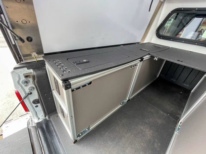 Goose Gear Camper System - Full Size - Driver Side Rear Double Drawer Module by Goose Gear