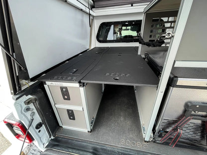 Goose Gear Camper System - Full Size - Driver Side Rear Double Drawer Module by Goose Gear