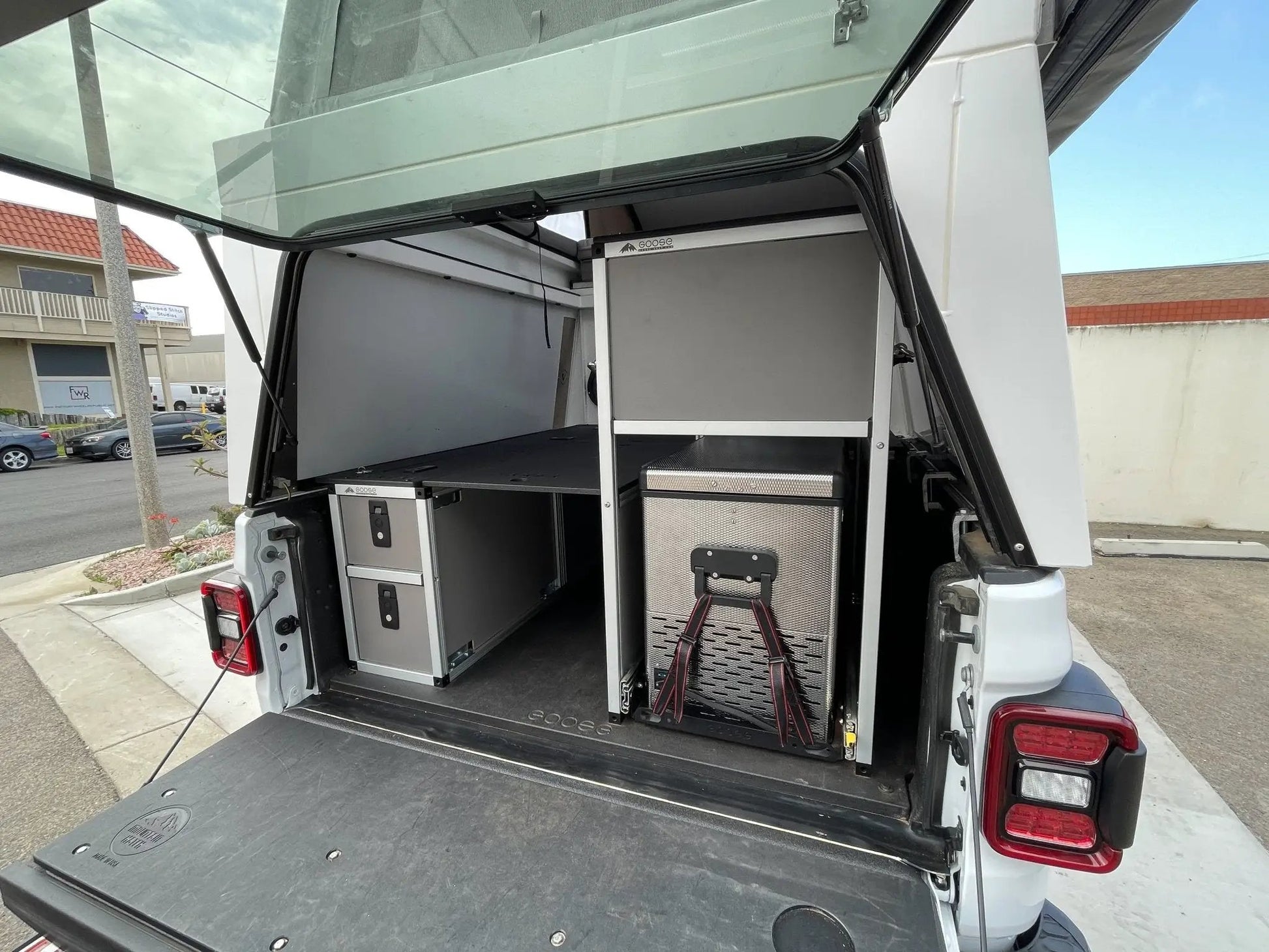 Goose Gear Camper System - Midsize and Full Size - Passenger Side Rear Icebox Module by Goose Gear