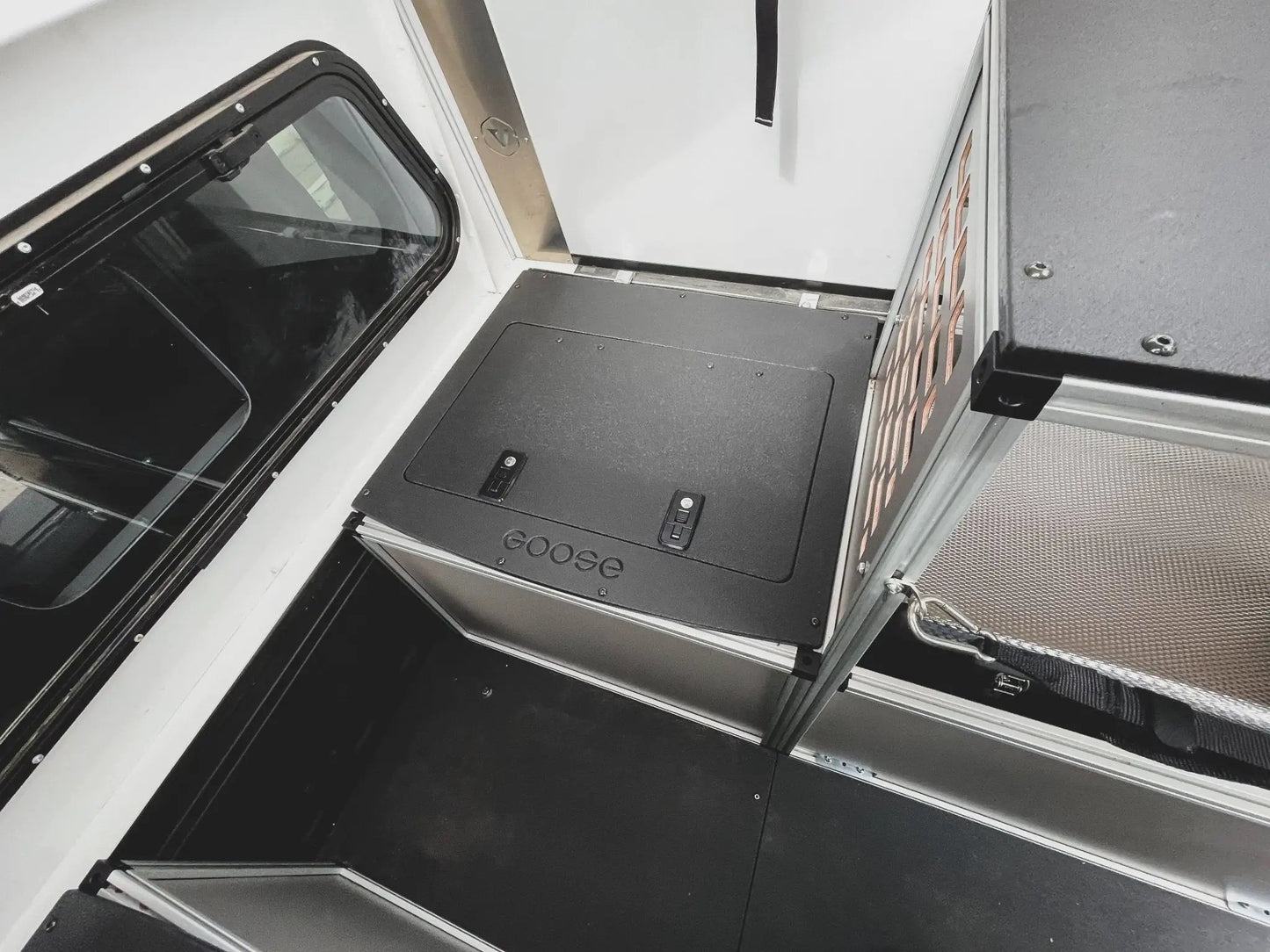 Goose Gear Camper System - Midsize Truck 5Ft Bed - Passenger Side Front Utility Module by Goose Gear