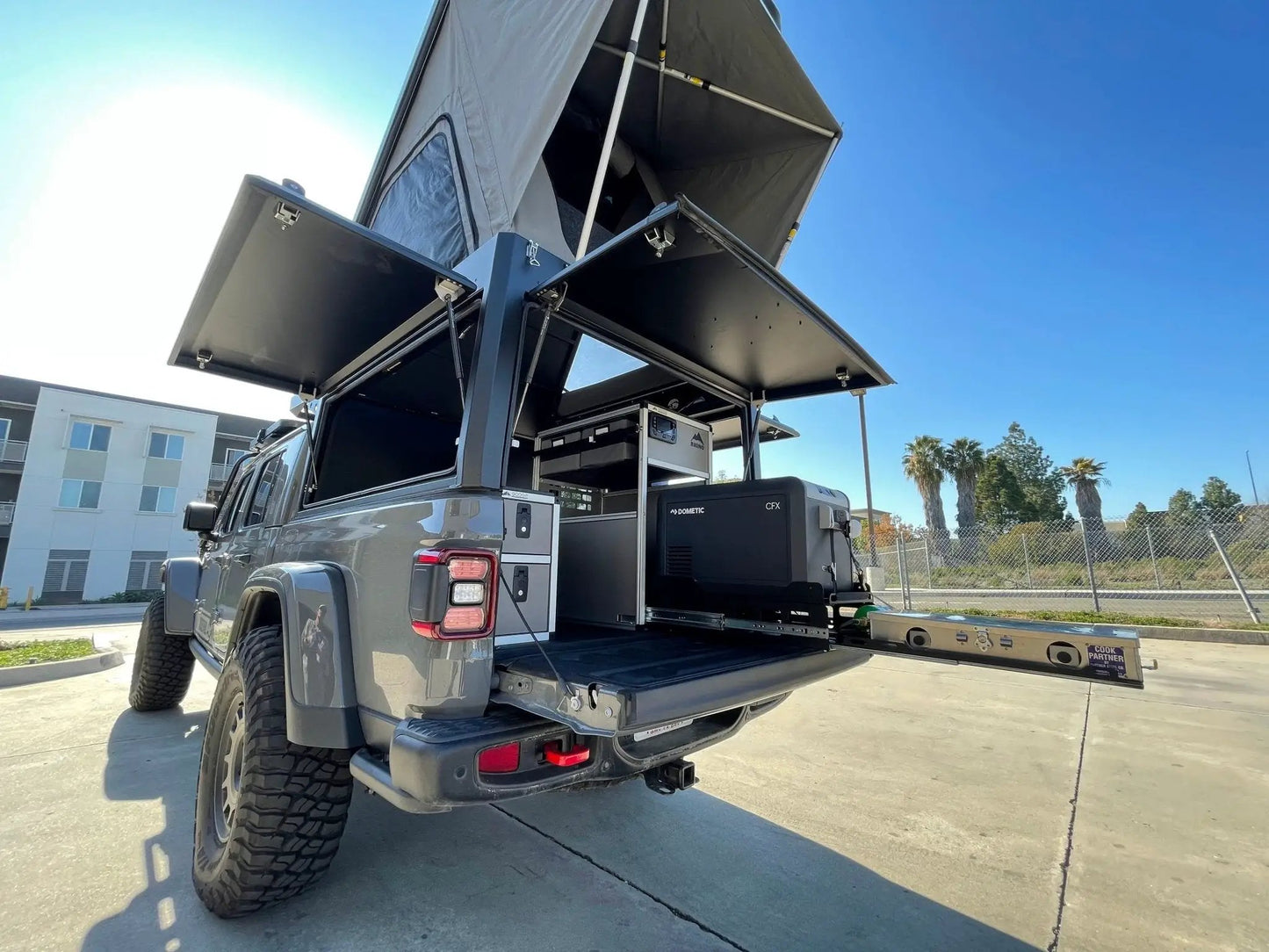 Goose Gear Camper System - Midsize Truck and Full Size Truck - Rear Passenger Side CampKitchen Module by Goose Gear