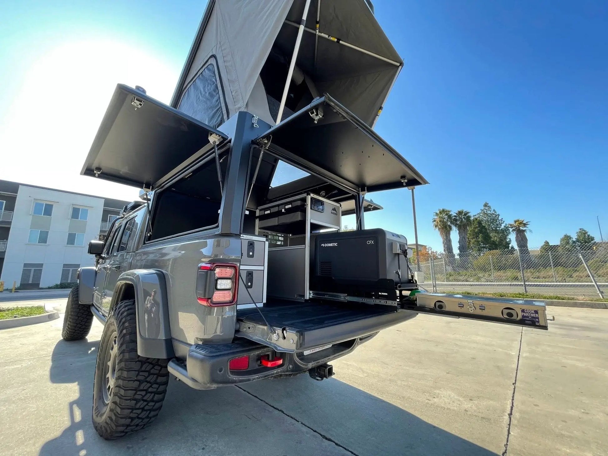 Goose Gear Camper System - Midsize Truck and Full Size Truck - Rear Passenger Side CampKitchen Module by Goose Gear