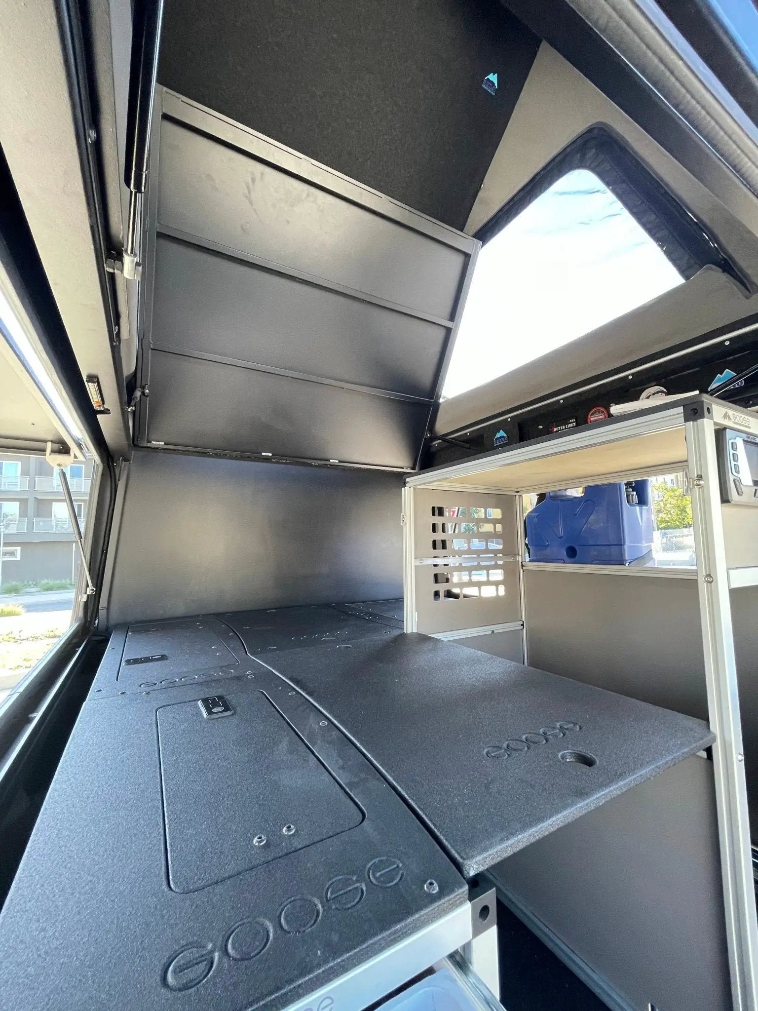 Goose Gear Camper System - Midsize Truck and Full Size Truck - Rear Passenger Side CampKitchen Module by Goose Gear