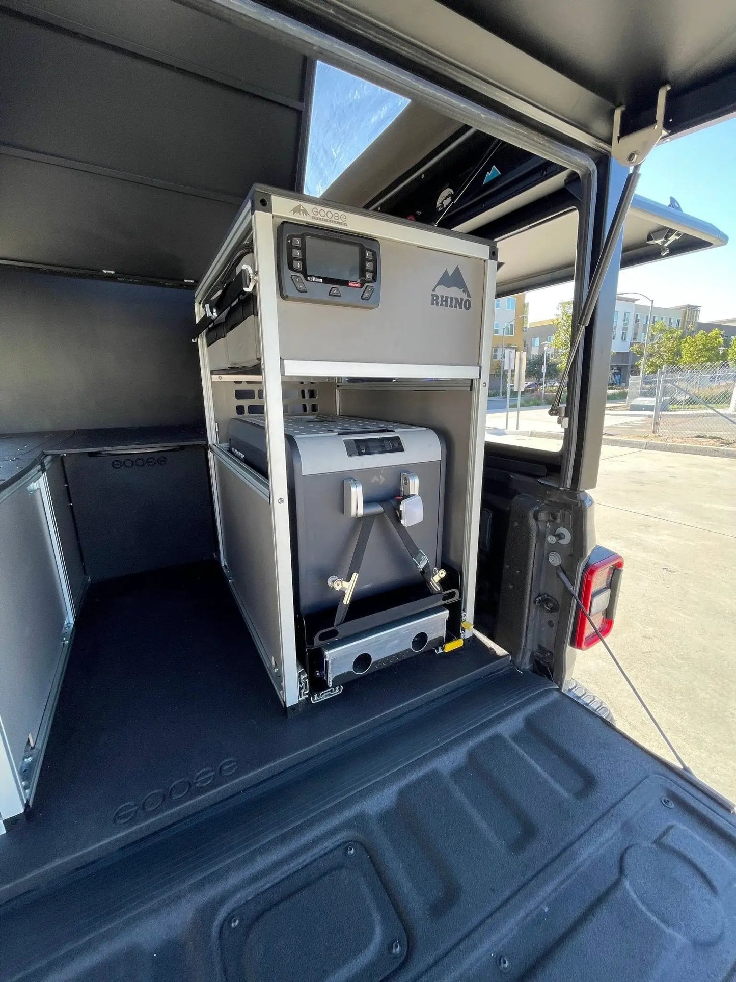 Goose Gear Camper System - Midsize Truck and Full Size Truck - Rear Passenger Side CampKitchen Module by Goose Gear