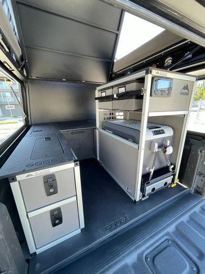 Goose Gear Camper System - Midsize Truck and Full Size Truck - Rear Passenger Side CampKitchen Module by Goose Gear