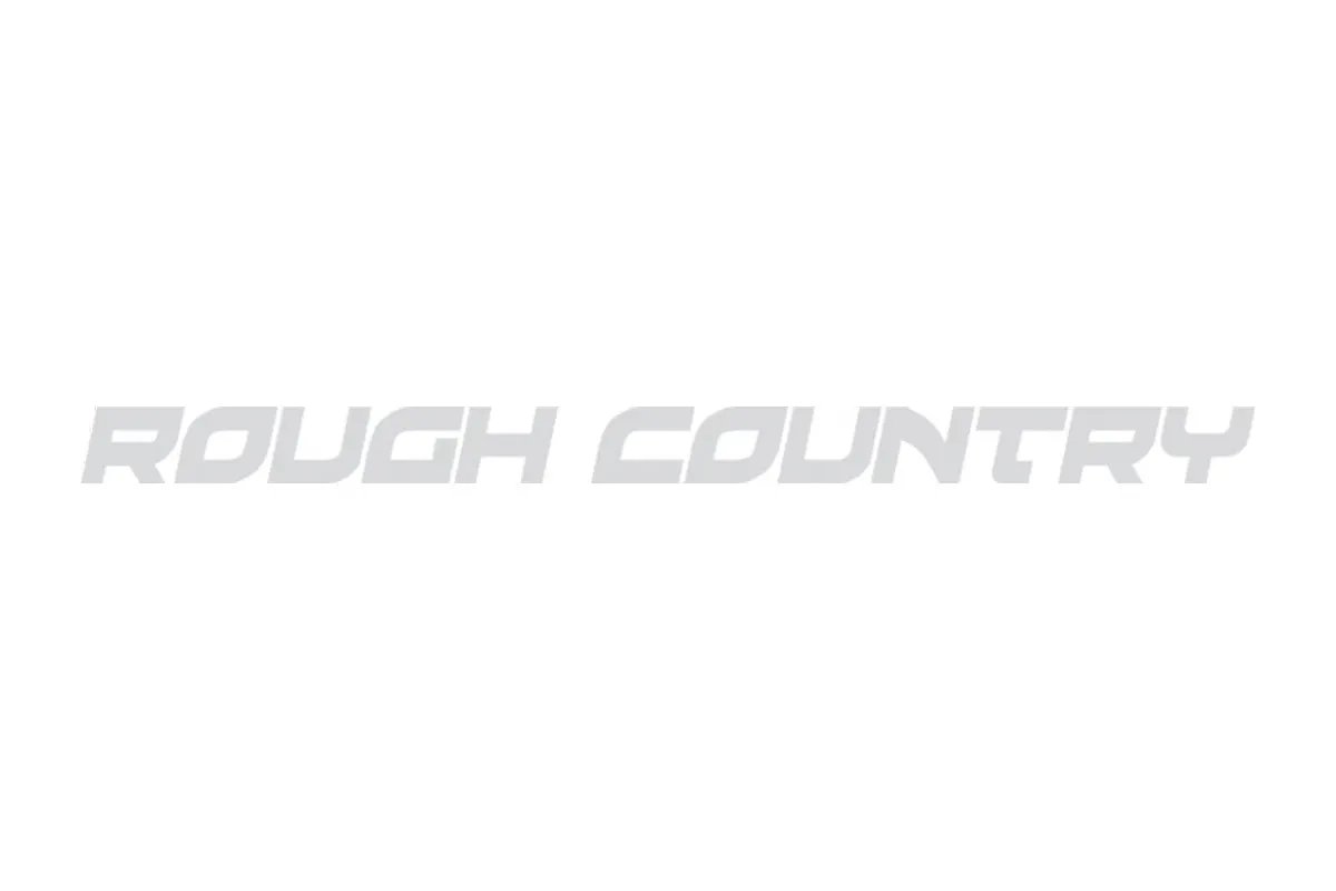 Rough Country Decal | 1/2 Inch x 8 Inch | Gray by Rough Country