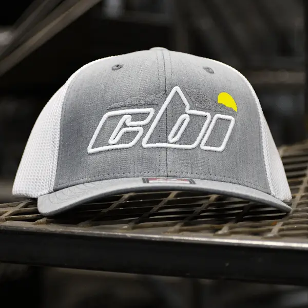 CBI Fan Hat Grey/White Flex fit by CBI