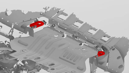 NYTOP 2024-Current Lexus GX550/Toyota Land Cruiser Lower Front Recovery Points by NYTOP