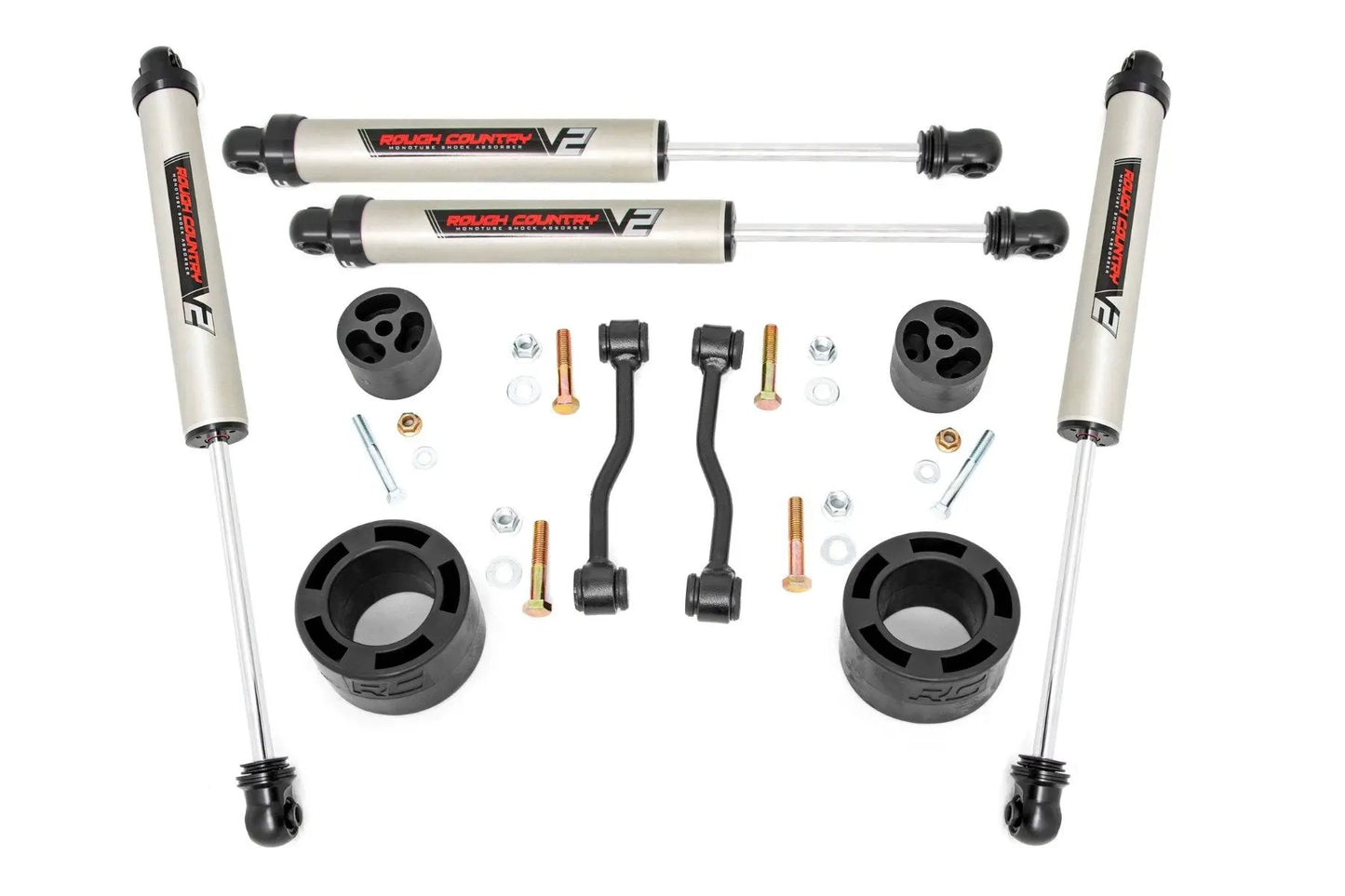 Rough Country 2.5 Inch Leveling Kit | Spacers | V2 | Jeep Gladiator JT 4WD (2020-2023) by Rough Country
