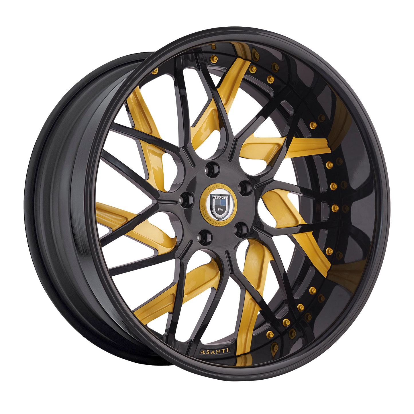 Asanti Forged AF832 3PC 26X10 5X127 +4 GOLD TINT by Asanti Forged