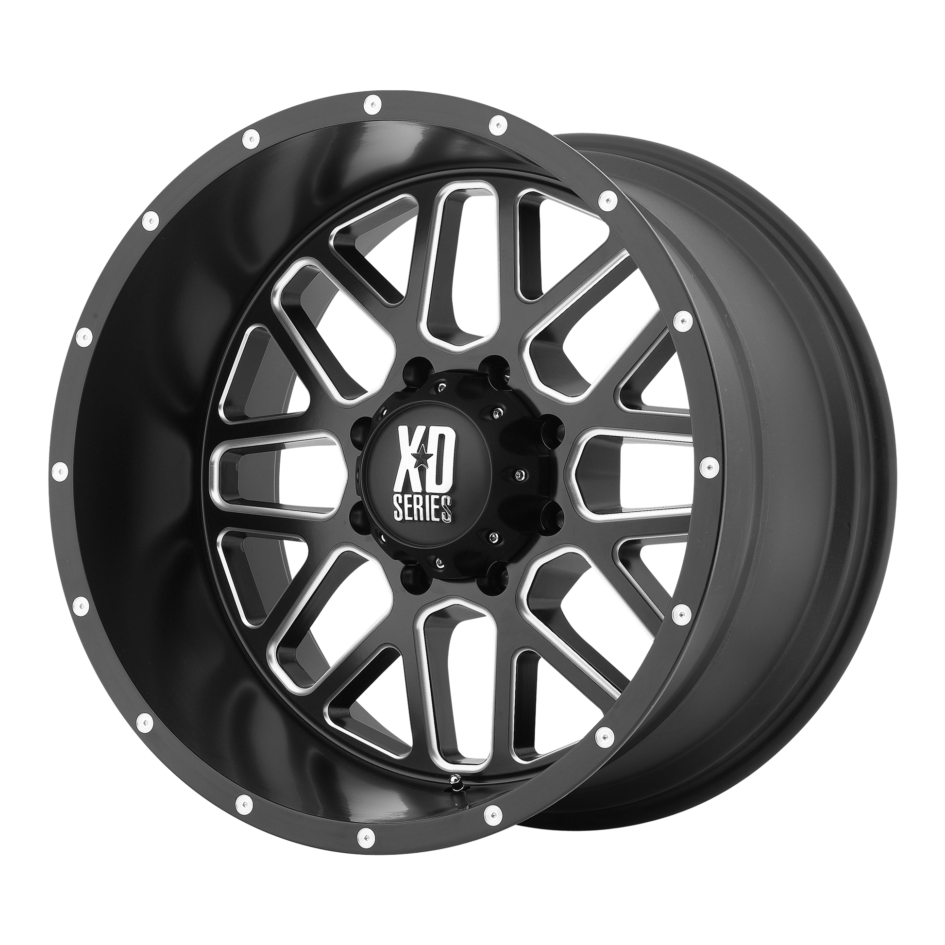 XD XD818 20X9 6X5.5 S-BLK MILL BLUE CC +18 by XD