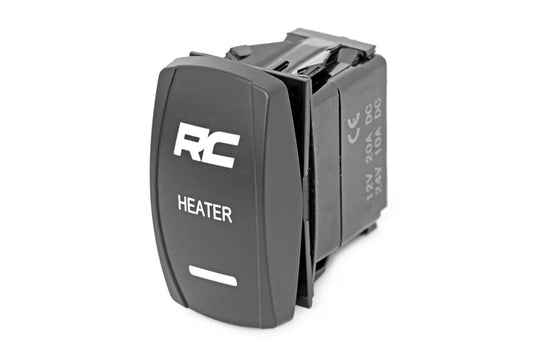 Interruptor basculante | Calefactor de cabina | 2x1 con logo | Luz trasera azul