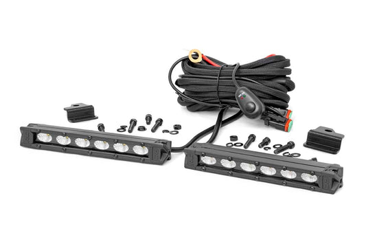Kit de luces LED de 6" | Soporte para parachoques | Honda Foreman 500