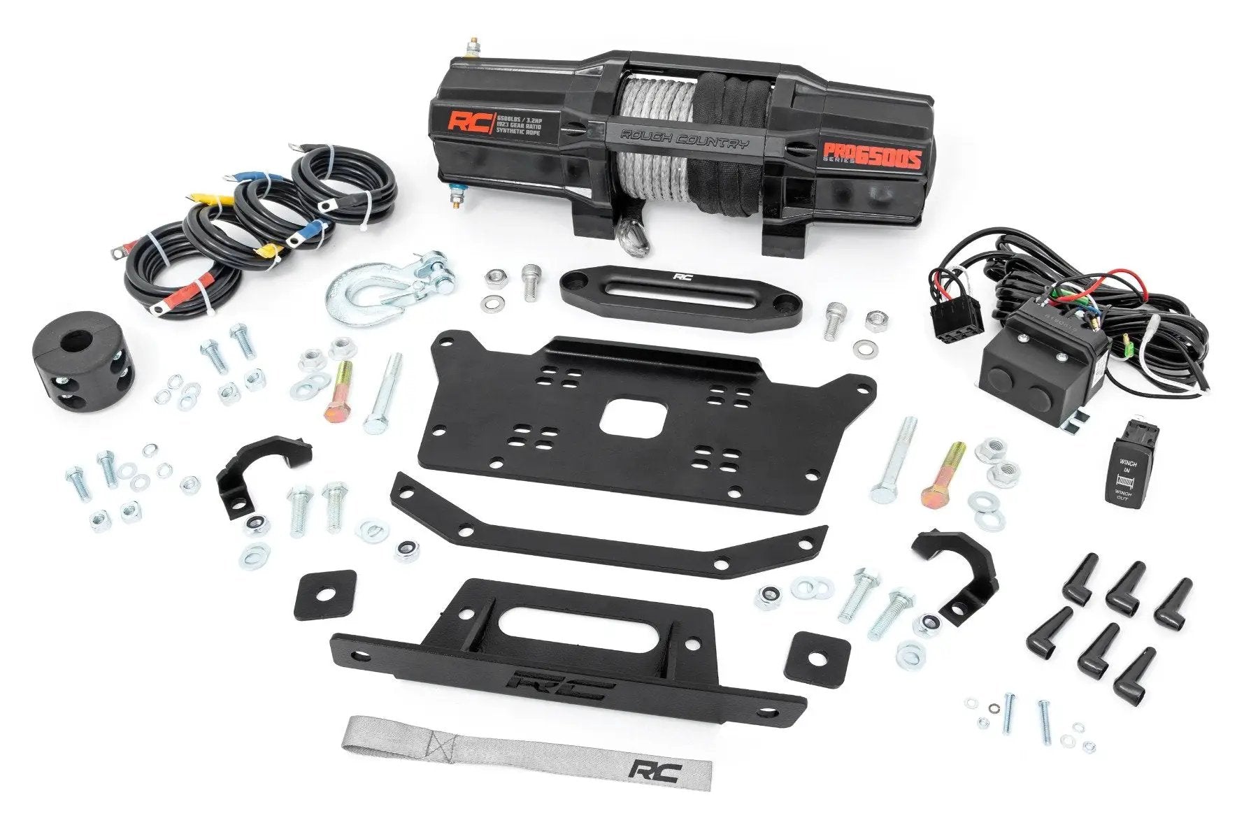 Rough Country Winch Mount | RS6500S | Honda Talon 1000 by Rough Country