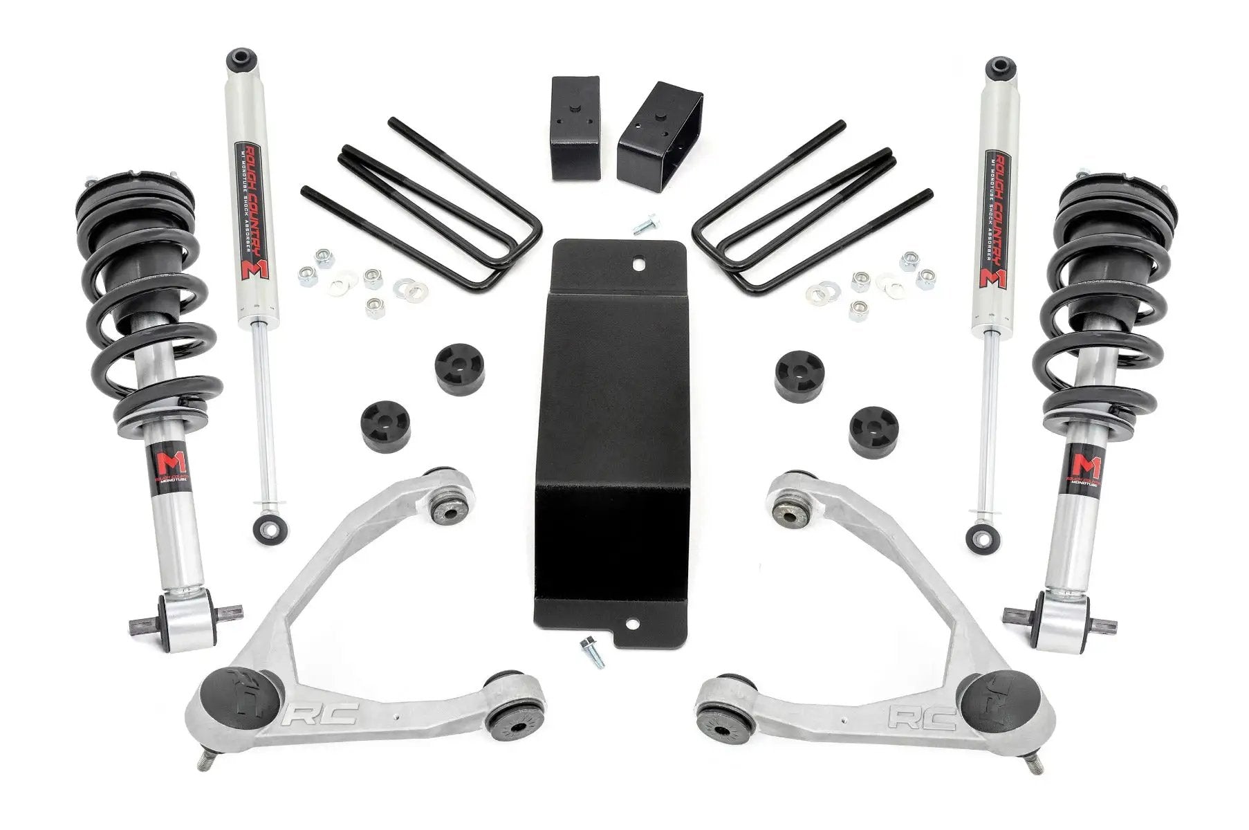 Rough Country 3.5 Inch Lift Kit | Forged UCA | M1 Strut | | Chevy/GMC 1500 (14-16) by Rough Country