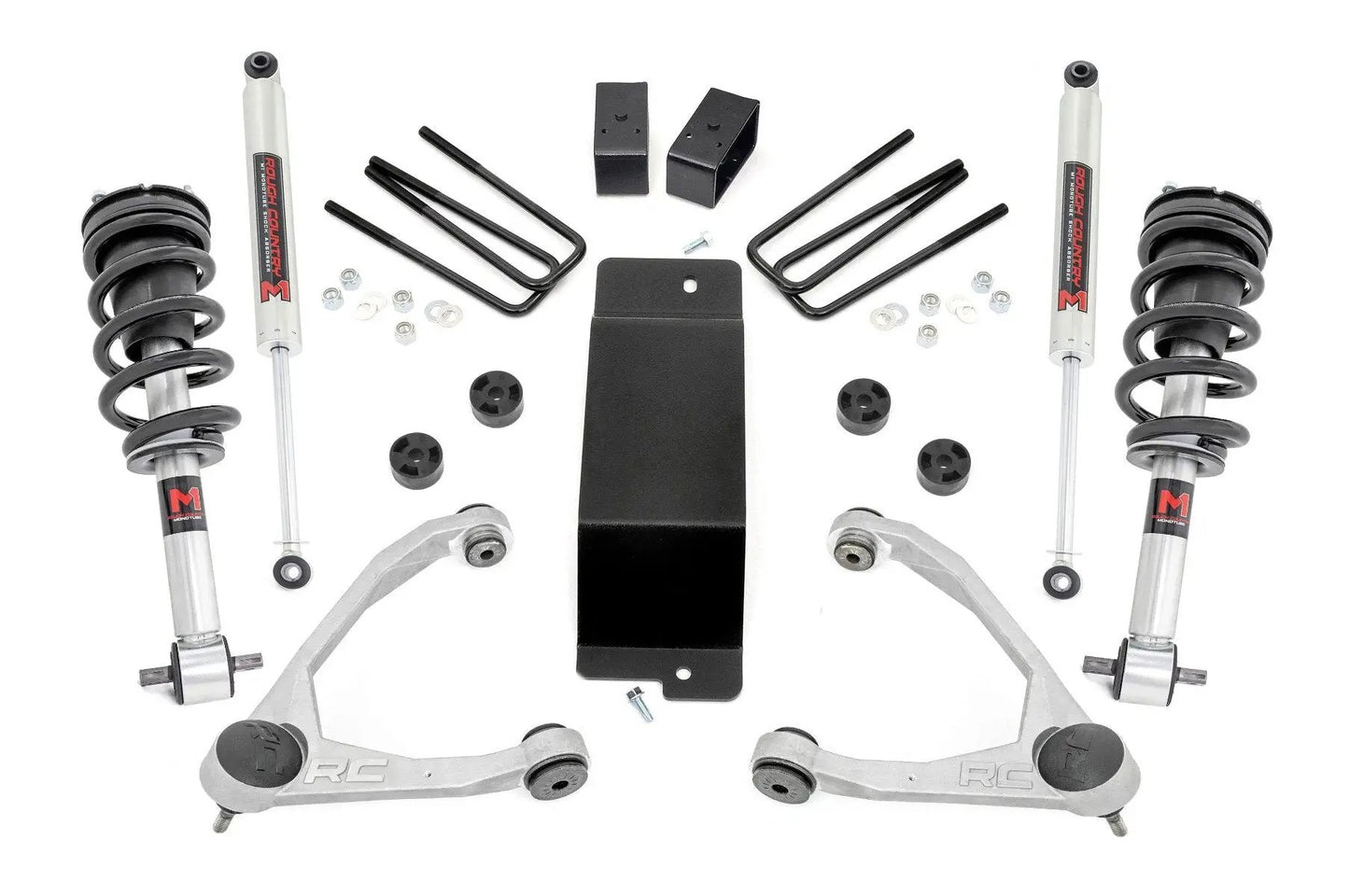 Rough Country 3.5 Inch Lift Kit | UCA | M1 Struts | Chevy/GMC 1500 (07-13) by Rough Country