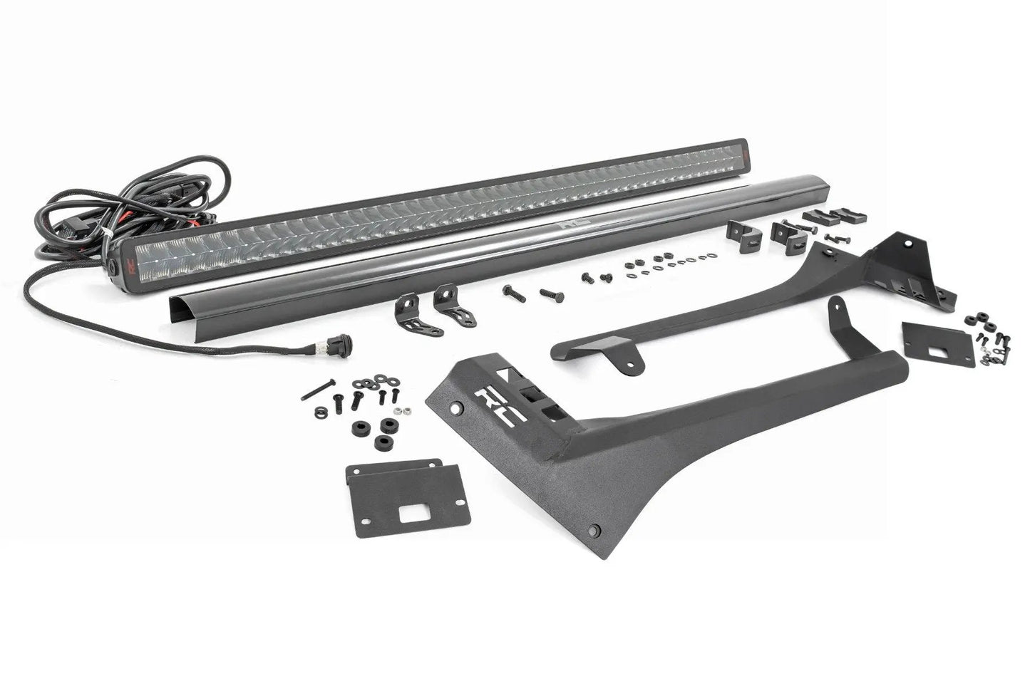 Rough Country LED Light Kit | Windshield | 50" Spectrum Dual Row | Jeep Gladiator JT/Wrangler JL (18-26) by Rough Country
