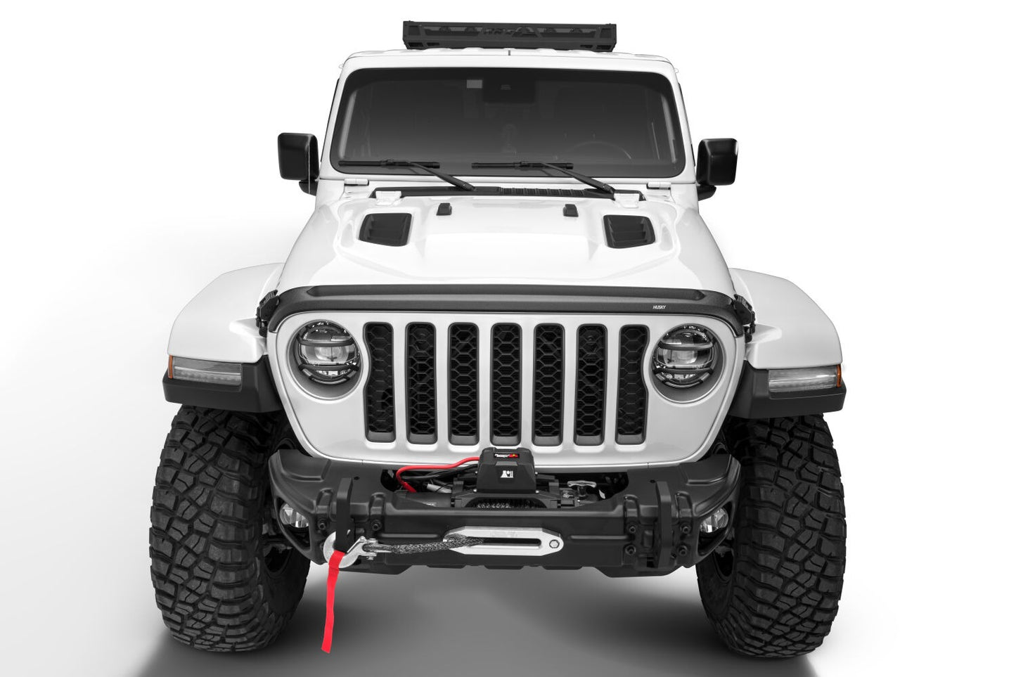 Husky Liners Aeroskin II Hood Protector - Matte Black Low Profile