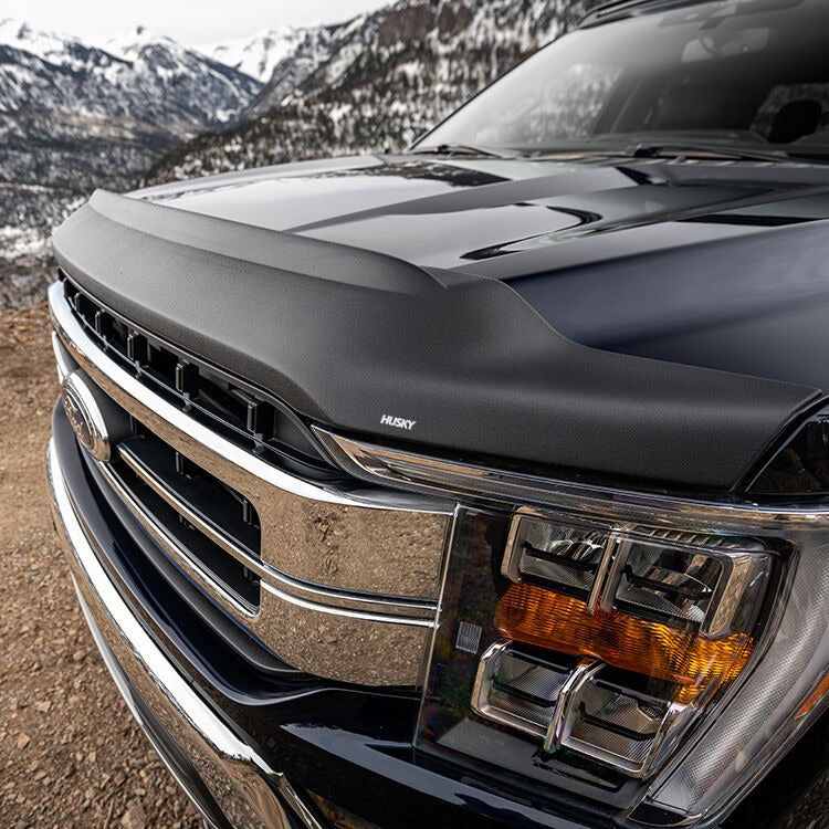 Husky Liners Aeroskin II Hood Protector - Matte Black Low Profile