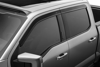 Husky Liners Low Profile Ventvisor Deflector; Smoke; Outside Mount; 4 pc.