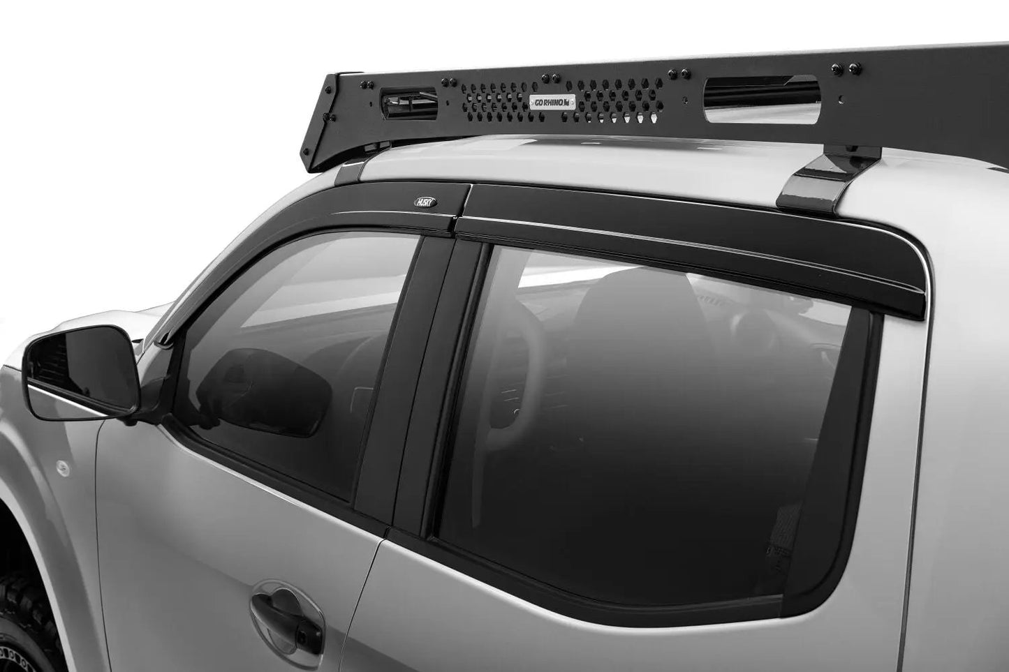 Husky Liners Low Profile Ventvisor Deflector; Smoke; Outside Mount; 4 pc. by Husky Liners
