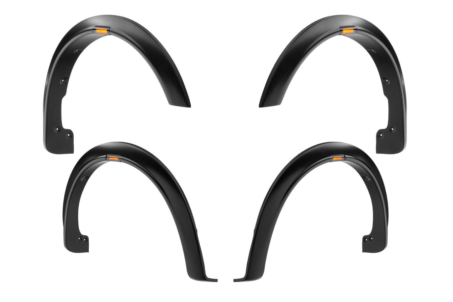 Husky Liners RVL Fender Flares Black Smooth Finish 4-Piece Set