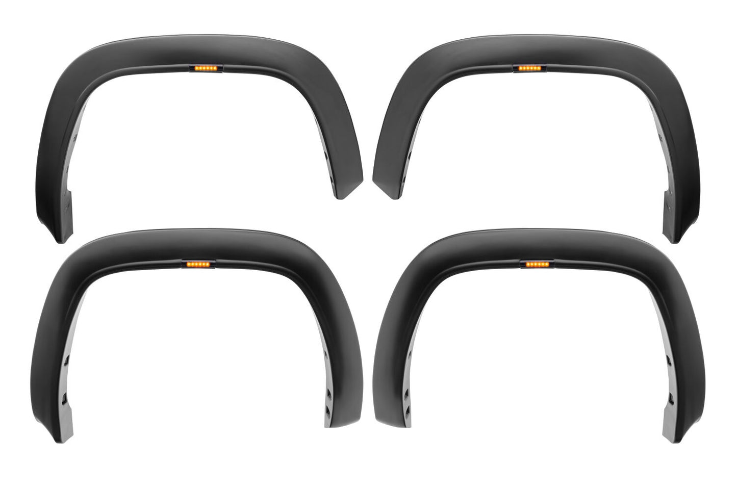 Husky Liners RVL Fender Flares Black Smooth Finish 4-Piece Set