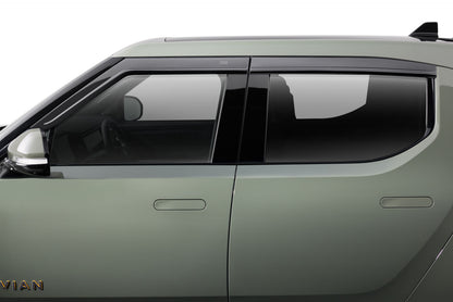 Husky Liners Low Profile Ventvisor Deflector; Smoke; Outside Mount; 4 pc.