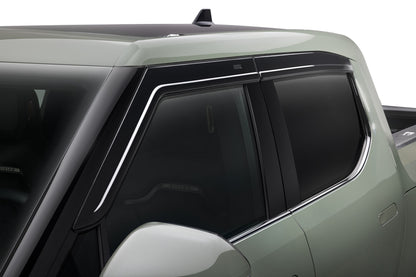 Husky Liners Low Profile Ventvisor Deflector; Smoke; Outside Mount; 4 pc.