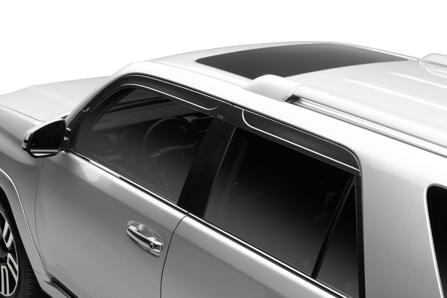 Husky Liners Low Profile Ventvisor Deflector; Smoke; Outside Mount; 4 pc.