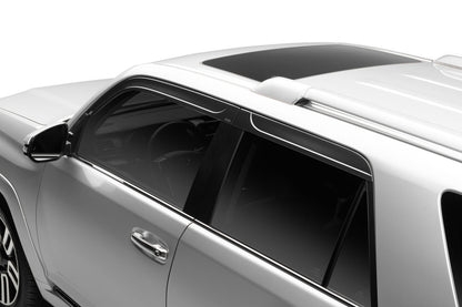 Husky Liners Low Profile Ventvisor Deflector; Smoke; Outside Mount; 4 pc.
