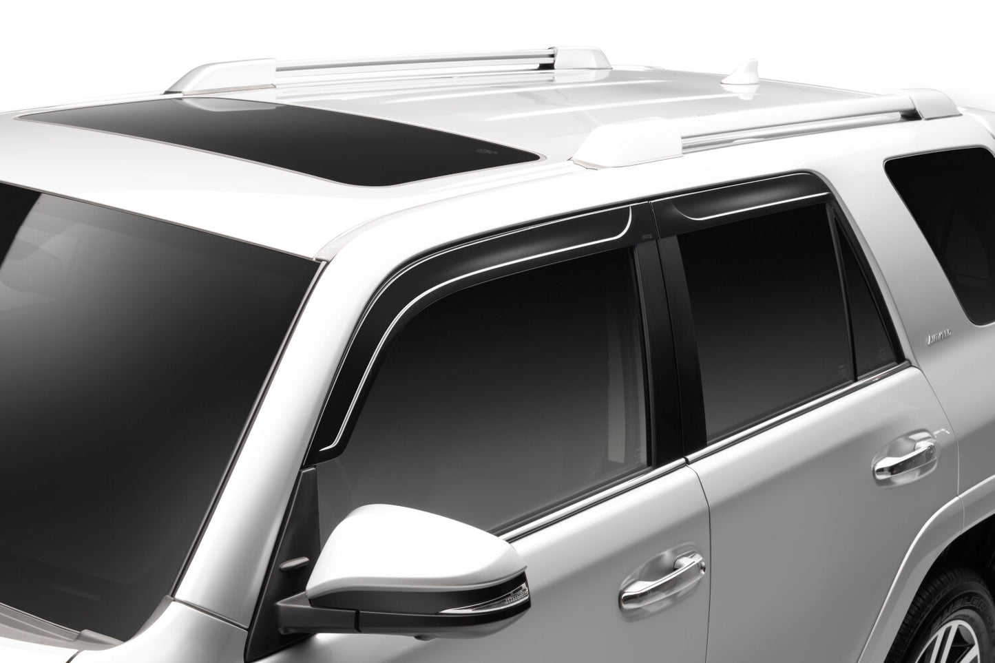 Husky Liners Low Profile Ventvisor Deflector; Smoke; Outside Mount; 4 pc.